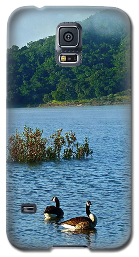 Landscape Galaxy S5 Case featuring the photograph Peaceful Morning by Diana Hatcher