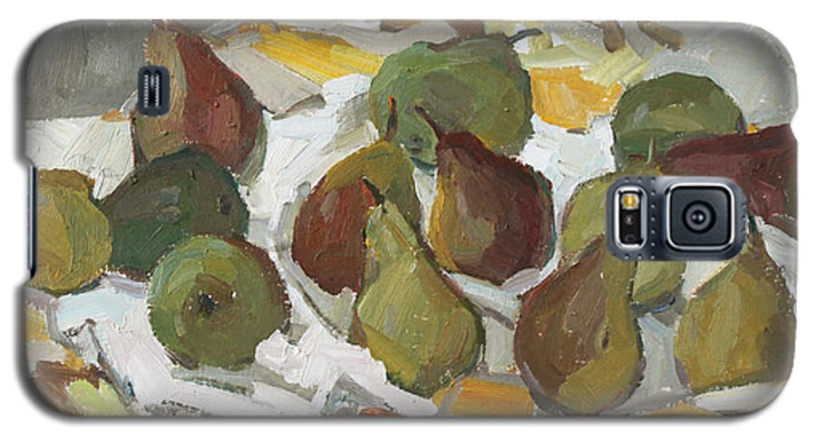 Still Life Galaxy S5 Case featuring the painting Pears by Juliya Zhukova
