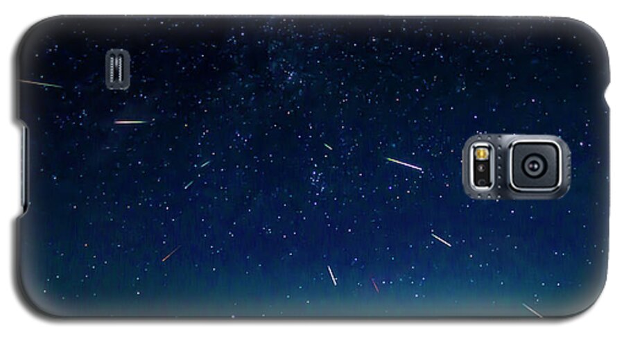 Meteors Galaxy S5 Case featuring the photograph Perseid Meteor Shower by Mark Jackson