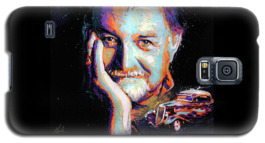 Hot Rod Galaxy S5 Case featuring the painting Pete Chapouris by Steve Gamba