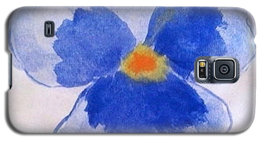 Petunia Galaxy S5 Case featuring the painting Petunia by Margaret Welsh Willowsilk