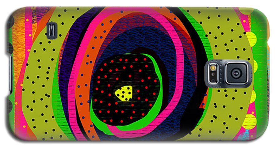 Abstract Galaxy S5 Case featuring the digital art Pickieunie by Susan Fielder