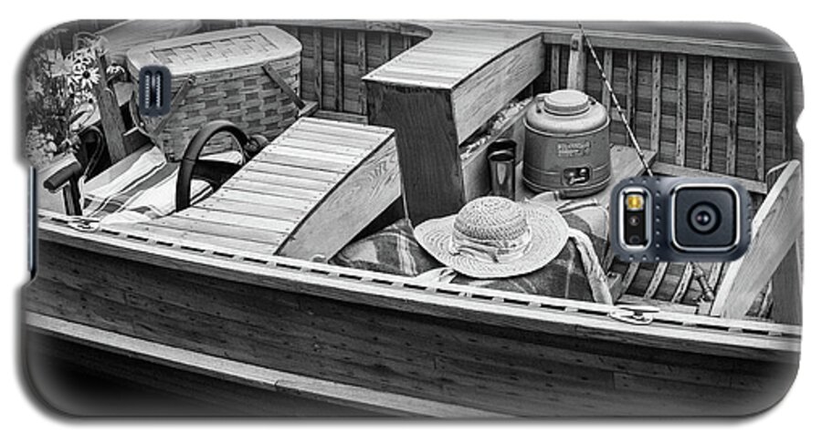 Boat Galaxy S5 Case featuring the photograph Picnic Boat by Ross Henton