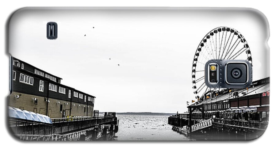 Seattle Galaxy S5 Case featuring the photograph Pierless 2 by D Justin Johns