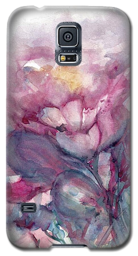 #creativemother Galaxy S5 Case featuring the painting Pinkies2 by Francelle Theriot
