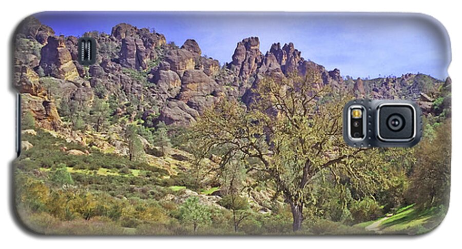 Pinnacles National Park Galaxy S5 Case featuring the photograph Pinnacles National Park Watercolor by Art Block Collections