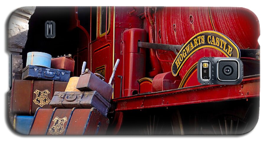 Train Galaxy S5 Case featuring the photograph Platform Nine and Three Quarters by Julia Wilcox