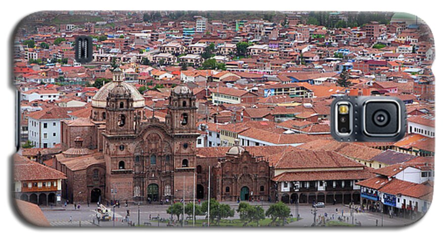 Peru Galaxy S5 Case featuring the photograph Plaza de Armas, Cusco, Peru by Aidan Moran