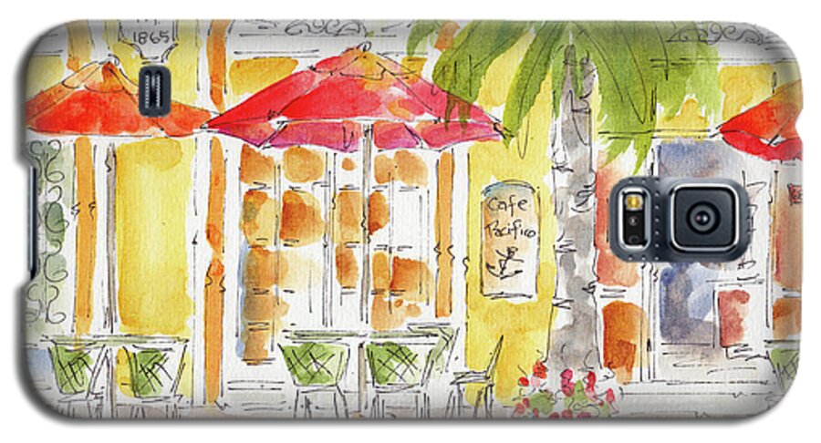 Impressionism Galaxy S5 Case featuring the painting Plaza Machada Mazatlan by Pat Katz
