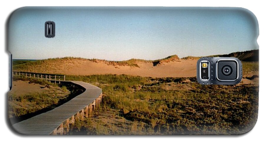Island Galaxy S5 Case featuring the photograph Plum Island Dunes by Robert Nickologianis