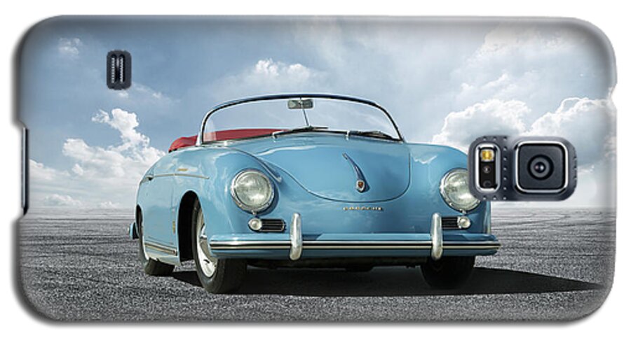 Porsche Galaxy S5 Case featuring the digital art Porsche 356 Speedster by Peter Chilelli