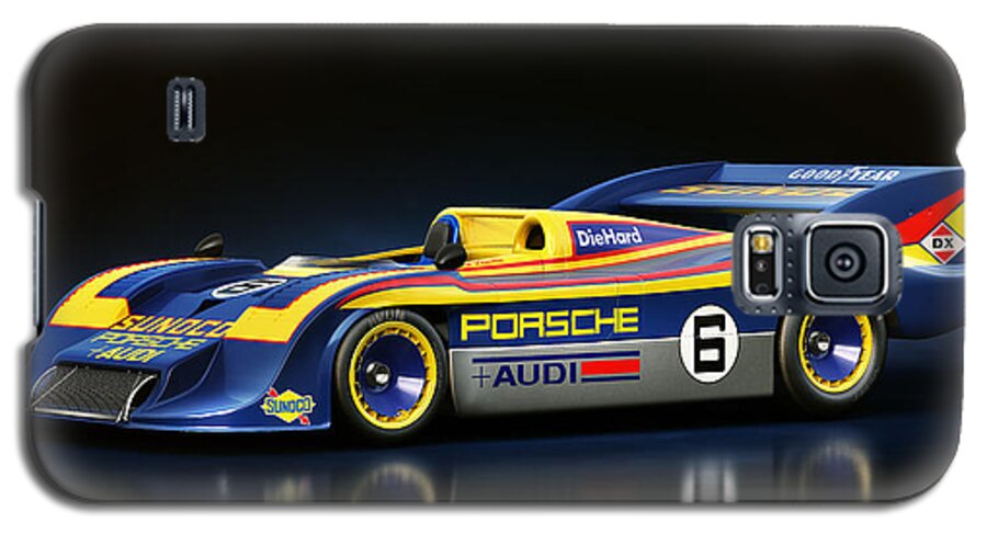 Transportation Galaxy S5 Case featuring the digital art Porsche 917/30 by Marc Orphanos