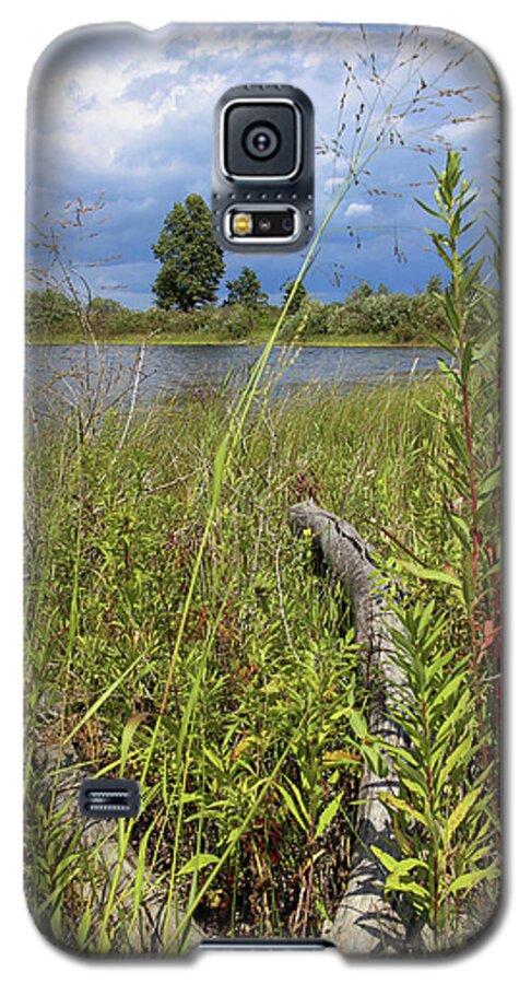 Prairie Galaxy S5 Case featuring the photograph Prairie Meets Wetland by Scott Kingery