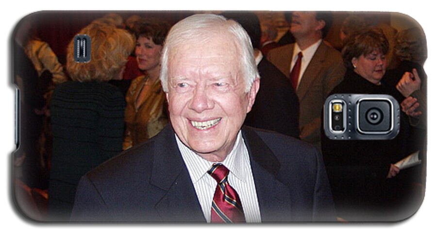 President Jimmy Carter Galaxy S5 Case featuring the photograph President Jimmy Carter - Nobel Peace Prize Celebration by Jerry Battle