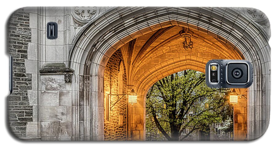 Princeton University Galaxy S5 Case featuring the photograph Princeton University Blair Hall Arch by Susan Candelario
