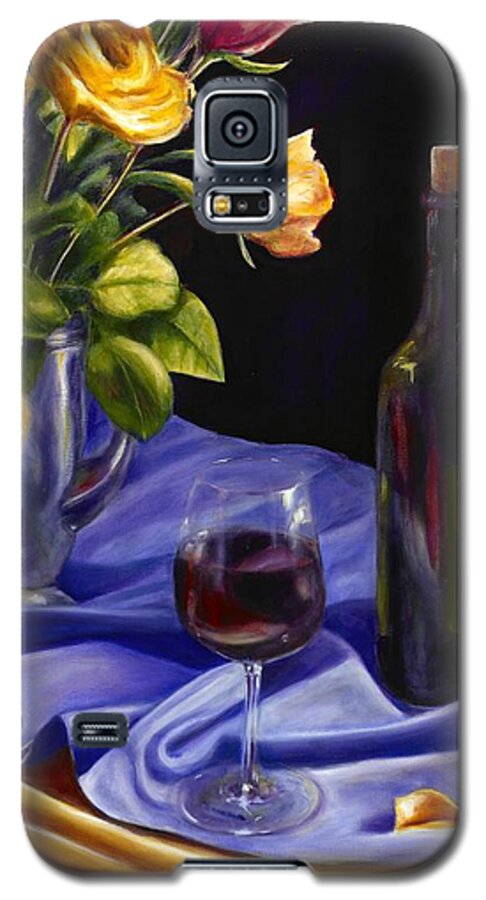 Still Life Galaxy S5 Case featuring the painting Private Label by Shannon Grissom