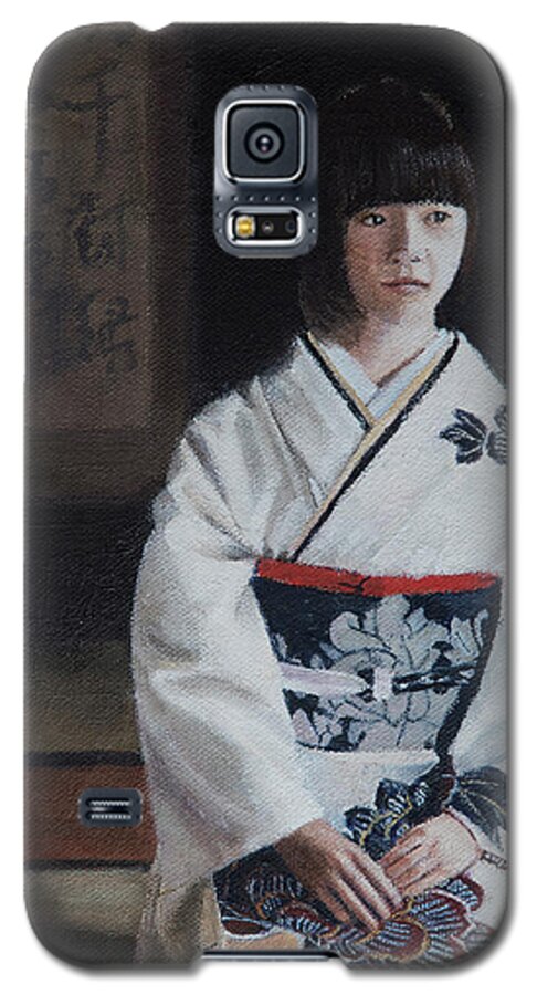 Japan Galaxy S5 Case featuring the painting Quiet Room by Masami Iida