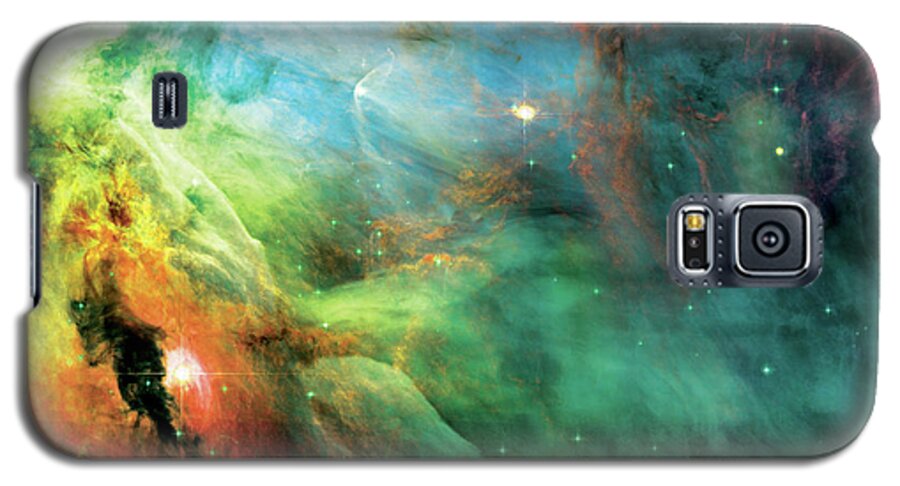 Nebula Galaxy S5 Case featuring the photograph Rainbow Orion Nebula by Jennifer Rondinelli Reilly - Fine Art Photography