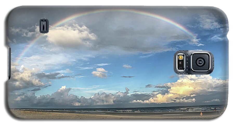Rainbow Galaxy S5 Case featuring the photograph Rainbow Over Ocean by Patricia Schaefer