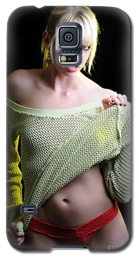 Boudoir Photographs Galaxy S5 Case featuring the photograph Ravage me by Robert WK Clark