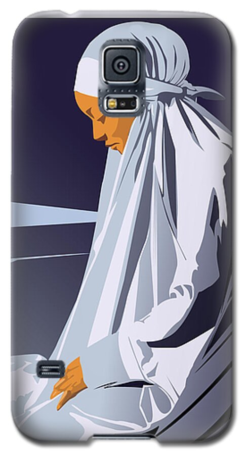  Galaxy S5 Case featuring the digital art Reflections at Fajr by Scheme Of Things Graphics