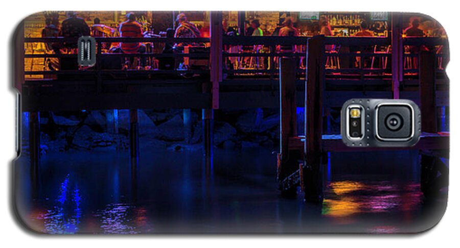 Riverview Grill Galaxy S5 Case featuring the photograph Reflections From Riverview Grill by Dorothy Cunningham