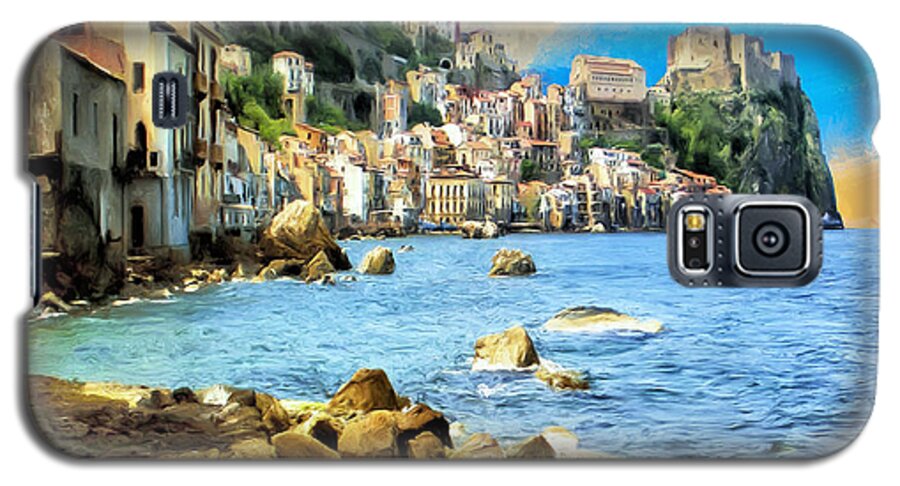 Reggio Galaxy S5 Case featuring the painting Reggio Calabria by Dominic Piperata