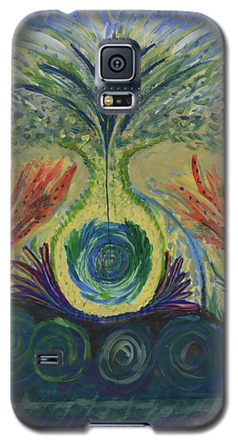 Painting Galaxy S5 Case featuring the painting Release by Annette Hadley