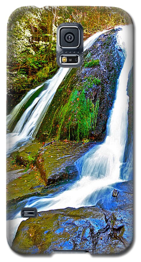 Roaring Run Falls State Park Virginia Galaxy S5 Case featuring the photograph Roaring Run Falls State Park Virginia by The James Roney Collection
