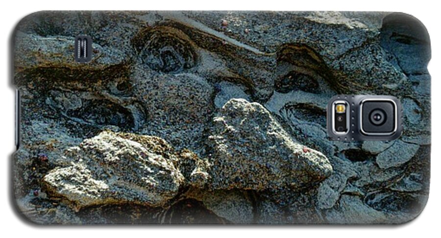 Uther Galaxy S5 Case featuring the photograph Rock Face by Uther Pendraggin