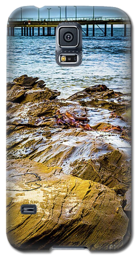 Rocks Galaxy S5 Case featuring the photograph Rock Pier by Perry Webster