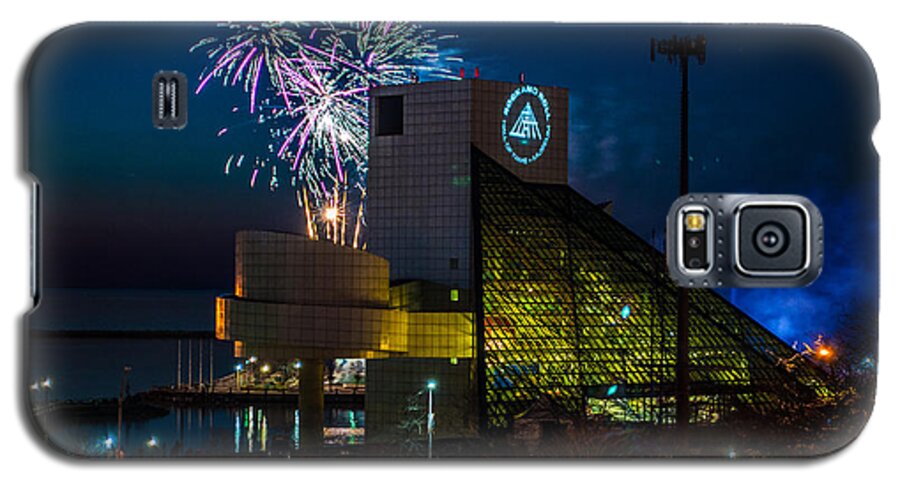Cleveland Galaxy S5 Case featuring the photograph Rocking Fireworks by Stewart Helberg