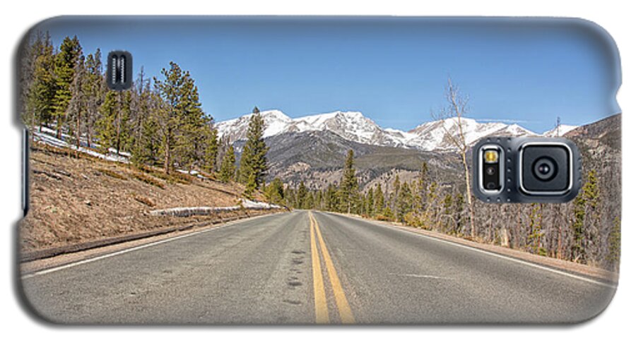 Mountains Galaxy S5 Case featuring the photograph Rocky Mountain Road Heading towards Estes Park, Co by Peter Ciro