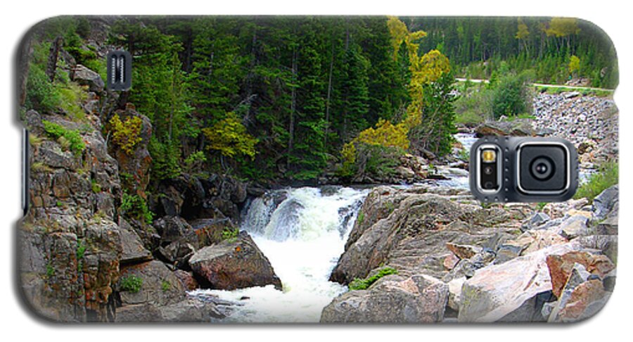 Landscape Galaxy S5 Case featuring the photograph Rocky Mountain Stream by John Lautermilch