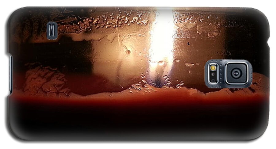 Candle Galaxy S5 Case featuring the photograph Romantic Candle by Robert Knight