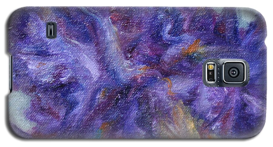 Original Fine Art Galaxy S5 Case featuring the painting Ruffled by Quin Sweetman
