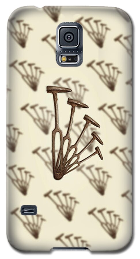 Antique Galaxy S5 Case featuring the photograph Rustic Hammer Pattern by YoPedro