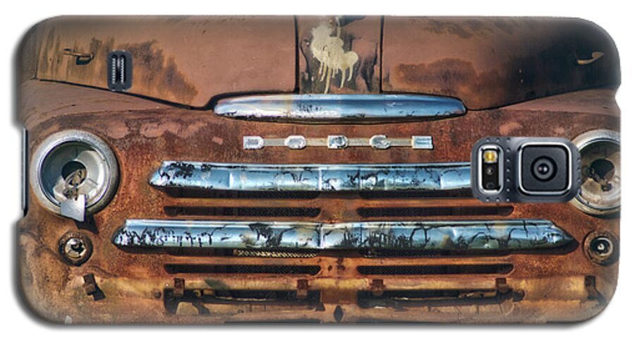 Dodge Truck Galaxy S5 Case featuring the photograph Rusty Dodge Pickup by Eugene Campbell