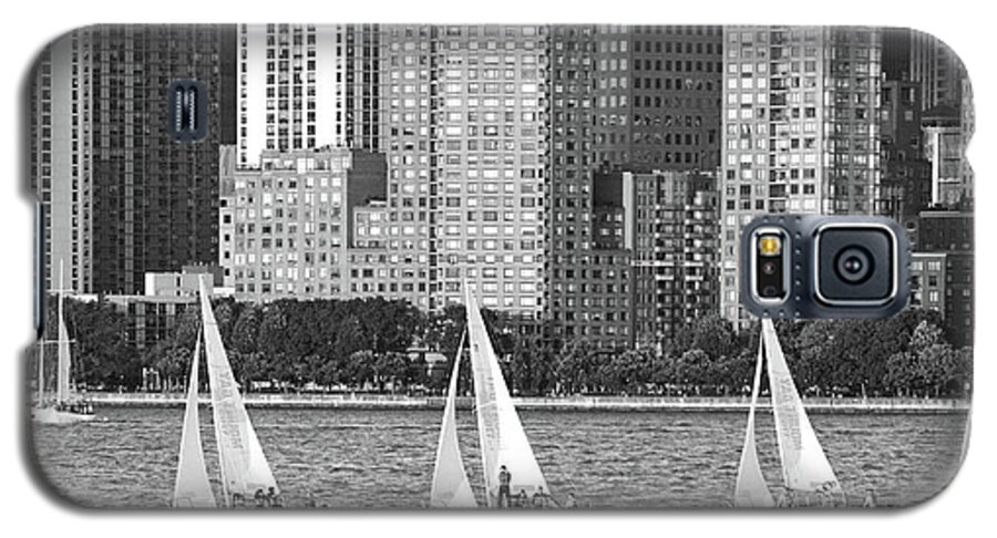 Sailing In New York Harbor Galaxy S5 Case featuring the photograph Sailing In New York Harbor No. 3-1 by Sandy Taylor