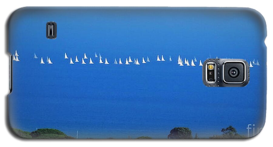 Sailing Galaxy S5 Case featuring the photograph Sailing The Sea And Sky by Lainie Wrightson