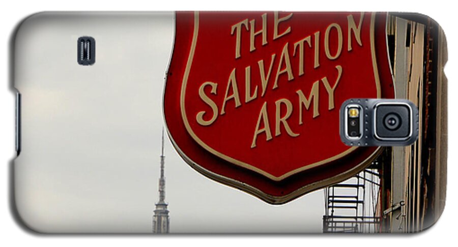 Salvation Army Galaxy S5 Case featuring the photograph Salvation Army New York by Andrew Fare