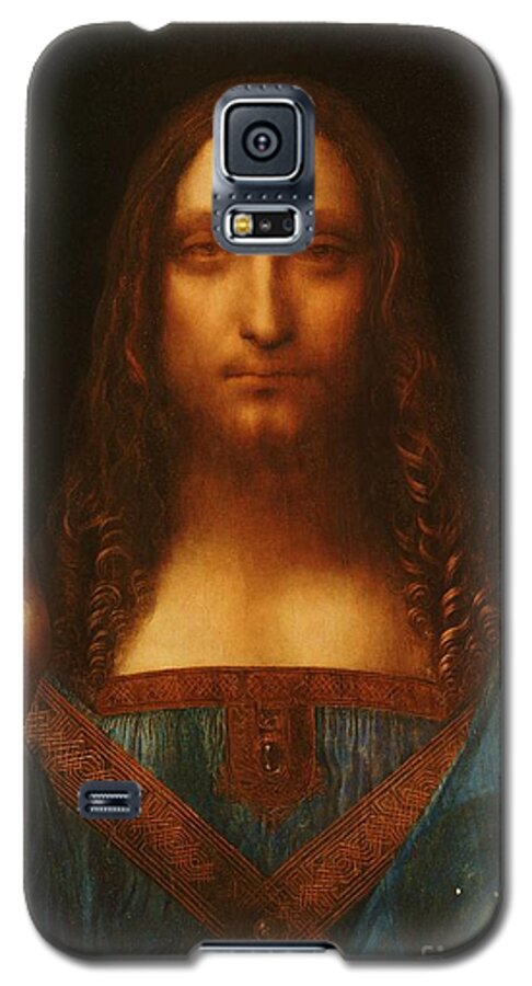 Reproduction Galaxy S5 Case featuring the painting Salvator Mundi by Thea Recuerdo