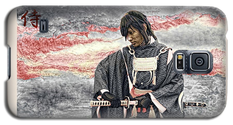 Samurai Galaxy S5 Case featuring the digital art Samurai Warrior by Ian Gledhill