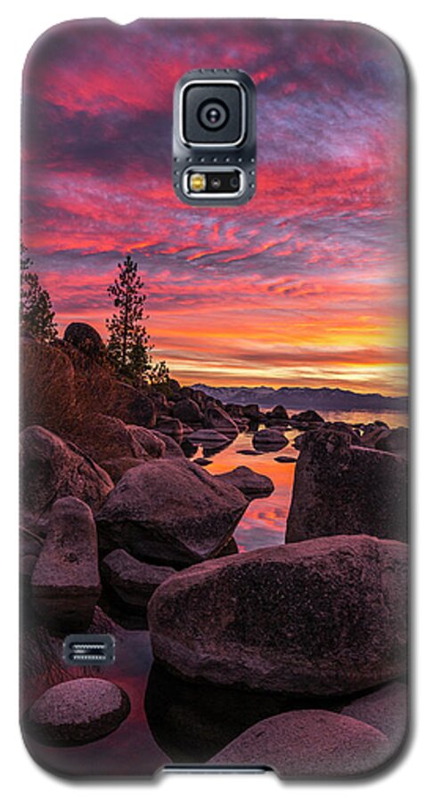 Lake Tahoe Galaxy S5 Case featuring the photograph Sand Harbor Beach by Bryan Xavier