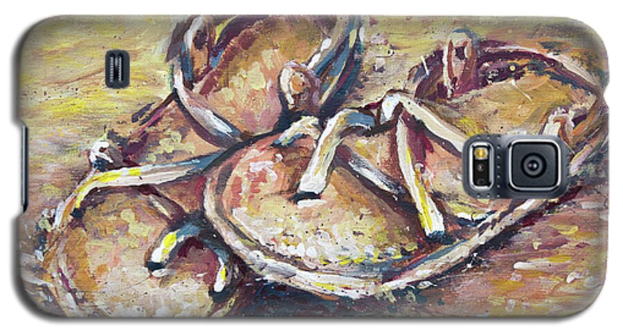 Sandals Galaxy S5 Case featuring the painting Sandals by Aaron Spong