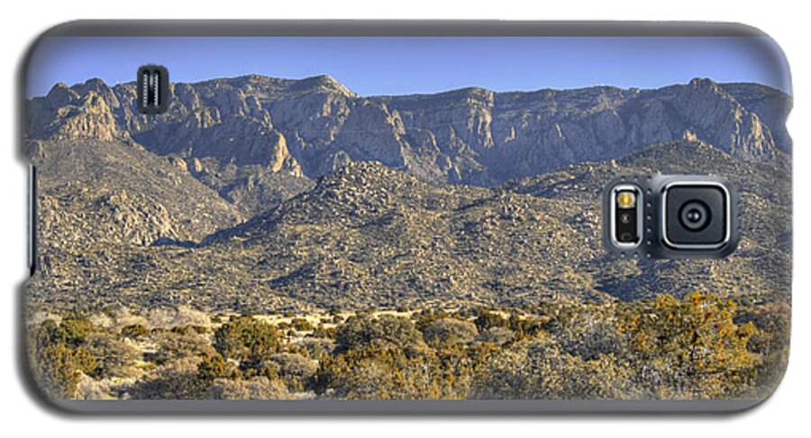Sandia Mountain Galaxy S5 Case featuring the photograph Sandia Mountain Panorama by Alan Toepfer