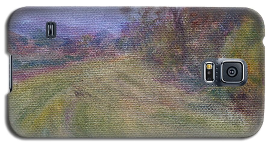 Water Galaxy S5 Case featuring the painting Sauvie Green by Quin Sweetman