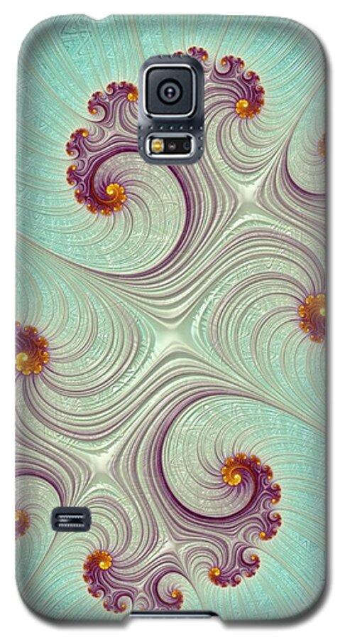 Sea Galaxy S5 Case featuring the photograph Sea Green Can Be Pretty by Diane Lindon Coy