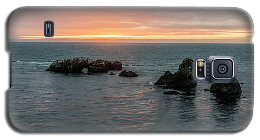 Sea Ranch Galaxy S5 Case featuring the photograph Sea Stacks in Sea Ranch by Jon Glaser