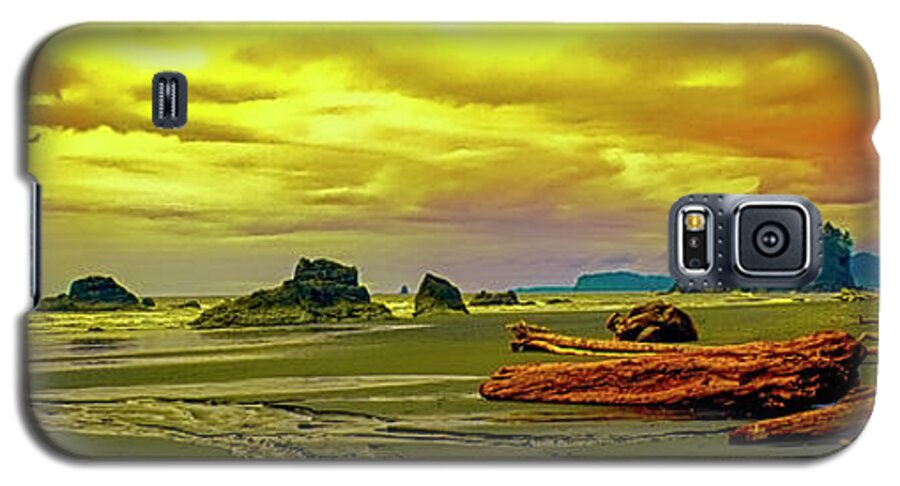 Seattle Galaxy S5 Case featuring the photograph Seattle WA. Ruby Beach by Tom Jelen